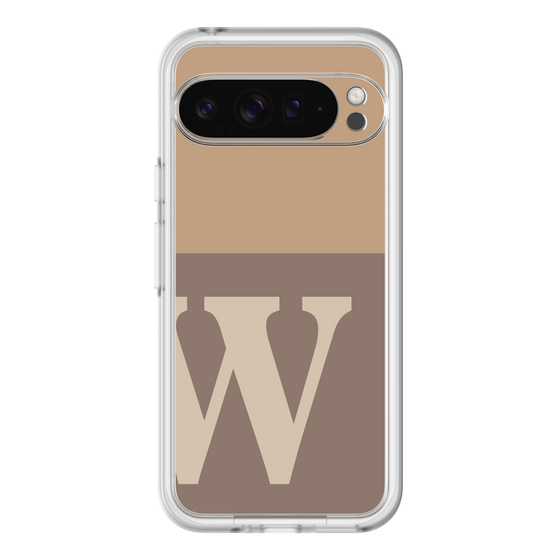 Slim Protection Premium Case［ オリジナル - initial two tone - W brown ］