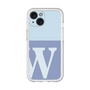 Slim Protection Premium Case［ オリジナル - initial two tone - W blue ］