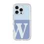 Slim Protection Premium Case［ オリジナル - initial two tone - W blue ］