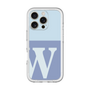 Slim Protection Premium Case［ オリジナル - initial two tone - W blue ］
