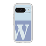 Slim Protection Premium Case［ オリジナル - initial two tone - W blue ］