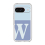 Slim Protection Premium Case［ オリジナル - initial two tone - W blue ］