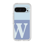 Slim Protection Premium Case［ オリジナル - initial two tone - W blue ］