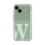 Slim Protection Premium Case［ オリジナル - initial two tone - W green ］
