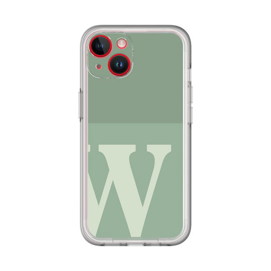 Slim Protection Premium Case［ オリジナル - initial two tone - W green ］
