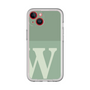 Slim Protection Premium Case［ オリジナル - initial two tone - W green ］