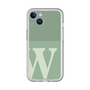 Slim Protection Premium Case［ オリジナル - initial two tone - W green ］
