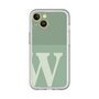 Slim Protection Premium Case［ オリジナル - initial two tone - W green ］