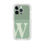 Slim Protection Premium Case［ オリジナル - initial two tone - W green ］
