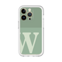 Slim Protection Premium Case［ オリジナル - initial two tone - W green ］