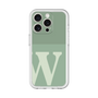 Slim Protection Premium Case［ オリジナル - initial two tone - W green ］