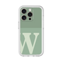 Slim Protection Premium Case［ オリジナル - initial two tone - W green ］