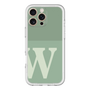 Slim Protection Premium Case［ オリジナル - initial two tone - W green ］
