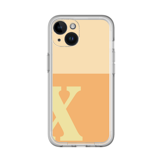 Slim Protection Premium Case［ オリジナル - initial two tone - X orange ］