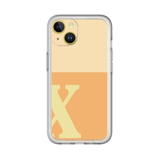 Slim Protection Premium Case［ オリジナル - initial two tone - X orange ］