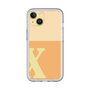 Slim Protection Premium Case［ オリジナル - initial two tone - X orange ］