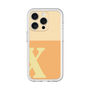 Slim Protection Premium Case［ オリジナル - initial two tone - X orange ］