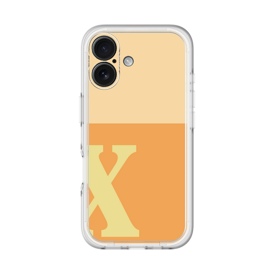 Slim Protection Premium Case［ オリジナル - initial two tone - X orange ］