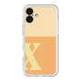 Slim Protection Premium Case［ オリジナル - initial two tone - X orange ］