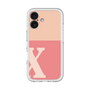 Slim Protection Premium Case［ オリジナル - initial two tone - X pink ］