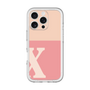 Slim Protection Premium Case［ オリジナル - initial two tone - X pink ］