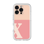 Slim Protection Premium Case［ オリジナル - initial two tone - X pink ］