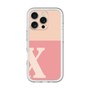 Slim Protection Premium Case［ オリジナル - initial two tone - X pink ］