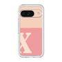 Slim Protection Premium Case［ オリジナル - initial two tone - X pink ］