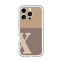 Slim Protection Premium Case［ オリジナル - initial two tone - X brown ］