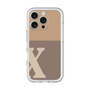 Slim Protection Premium Case［ オリジナル - initial two tone - X brown ］