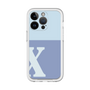 Slim Protection Premium Case［ オリジナル - initial two tone - X blue ］