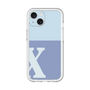 Slim Protection Premium Case［ オリジナル - initial two tone - X blue ］
