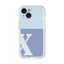 Slim Protection Premium Case［ オリジナル - initial two tone - X blue ］