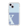 Slim Protection Premium Case［ オリジナル - initial two tone - X blue ］