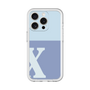 Slim Protection Premium Case［ オリジナル - initial two tone - X blue ］