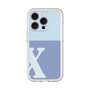 Slim Protection Premium Case［ オリジナル - initial two tone - X blue ］