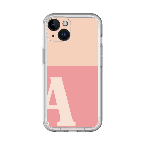 Slim Protection Premium Case［ オリジナル - initial two tone - A pink ］