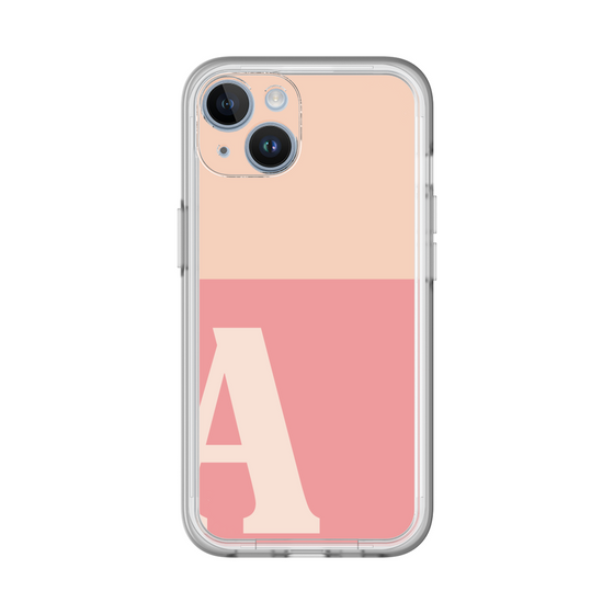 Slim Protection Premium Case［ オリジナル - initial two tone - A pink ］