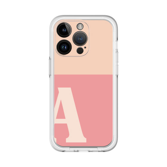 Slim Protection Premium Case［ オリジナル - initial two tone - A pink ］