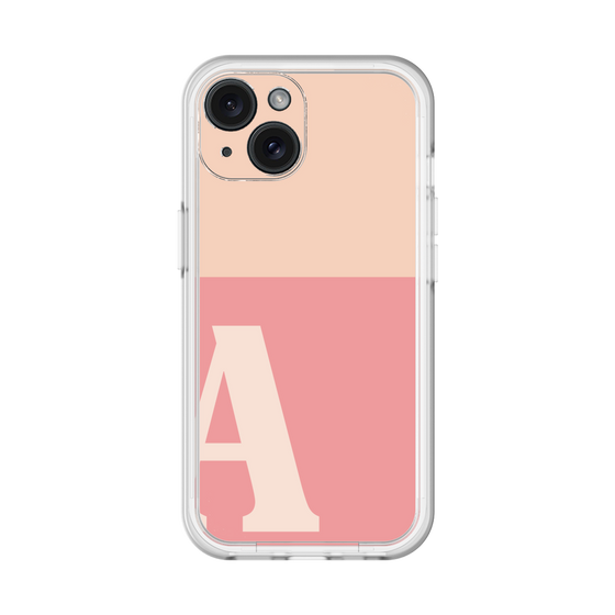Slim Protection Premium Case［ オリジナル - initial two tone - A pink ］