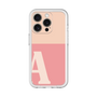 Slim Protection Premium Case［ オリジナル - initial two tone - A pink ］