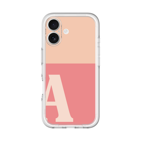 Slim Protection Premium Case［ オリジナル - initial two tone - A pink ］