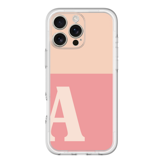 Slim Protection Premium Case［ オリジナル - initial two tone - A pink ］