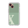 Slim Protection Premium Case［ オリジナル - initial two tone - X green ］
