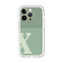Slim Protection Premium Case［ オリジナル - initial two tone - X green ］