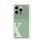 Slim Protection Premium Case［ オリジナル - initial two tone - X green ］