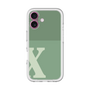 Slim Protection Premium Case［ オリジナル - initial two tone - X green ］