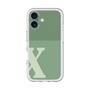 Slim Protection Premium Case［ オリジナル - initial two tone - X green ］