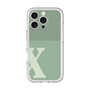 Slim Protection Premium Case［ オリジナル - initial two tone - X green ］