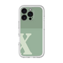 Slim Protection Premium Case［ オリジナル - initial two tone - X green ］